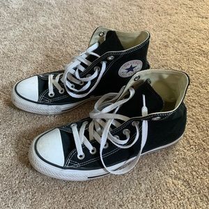 Black and White Converse